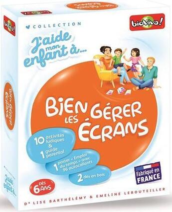 Couverture du livre « J aide mon enfant a bien gerer les ecrans » de  aux éditions Bioviva