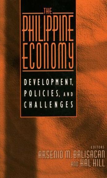 Couverture du livre « The Philippine Economy: Development, Policies, and Challenges » de Arsenio M Balisacan aux éditions Oxford University Press Usa