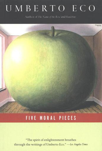 Couverture du livre « Five Moral Pieces » de Umberto Eco aux éditions Random House Digital