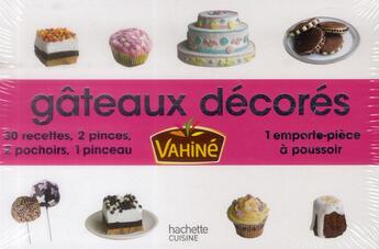 Couverture du livre « MINI-COFFRET ; gâteaux décorés » de Catherine Moreau aux éditions Hachette Pratique