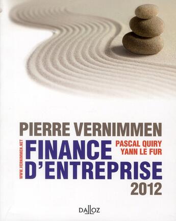 Couverture du livre « Finance d'entreprise (édition 2012) » de Yann Le Fur et Pierre Vernimmen et Pascal Quiry aux éditions Dalloz