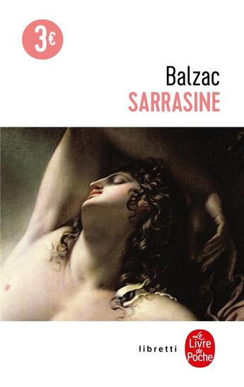 Couverture du livre « Sarrasine » de Honoré De Balzac aux éditions Le Livre De Poche