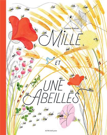 Couverture du livre « Mille et une abeilles » de Joanna Rzezak aux éditions Actes Sud Jeunesse