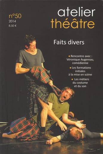 Couverture du livre « Atelier theatre n 50 » de  aux éditions L'agapante & Cie