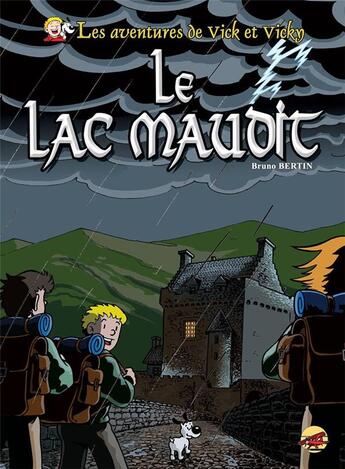 Couverture du livre « Les aventures de Vick et Vicky Tome 22 : le lac maudit » de Bruno Bertin aux éditions P'tit Louis