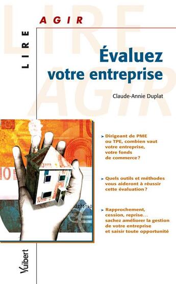 Couverture du livre « Évaluez votre entreprise » de Claude-Annie Duplat aux éditions Vuibert