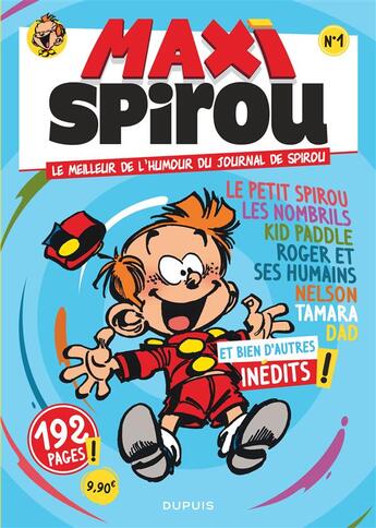 Couverture du livre « Recueil Spirou : maxi Spirou ; spécial humour » de  aux éditions Dupuis