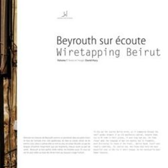 Couverture du livre « Beyrouth sur ecoute » de David Hury aux éditions Amers Editions