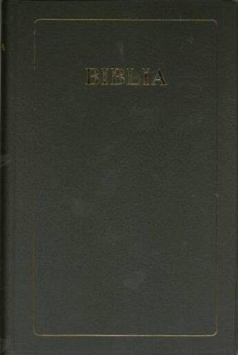 Couverture du livre « Bible en swahili swahili bible noire » de  aux éditions Bibli'o