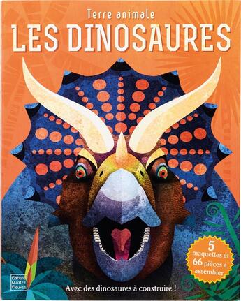 Couverture du livre « Les dinosaures » de Paul Daviz et Nancy Dickmann aux éditions Quatre Fleuves