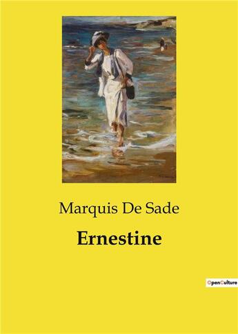 Couverture du livre « Ernestine » de Marquis De Sade aux éditions Culturea