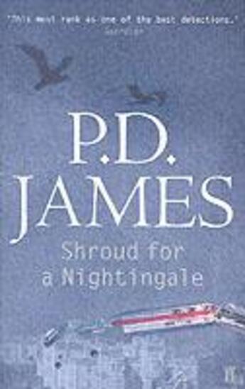 Couverture du livre « Shroud for a Nightingale » de Phyllis Dorothy James aux éditions Faber Et Faber