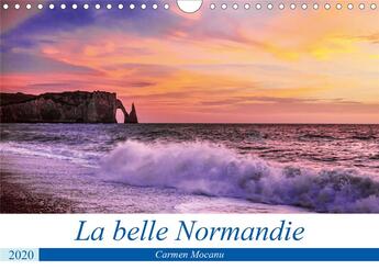 Couverture du livre « La belle normandie calendrier mural 2020 din a4 horizontal - vrai havre de paix pour les am » de Carmen Mocanu aux éditions Calvendo