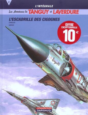 Couverture du livre « L'ESCADRILLE DES CIGOGNES » de Albert Urderzo et Jean-Michel Charlier aux éditions Dargaud