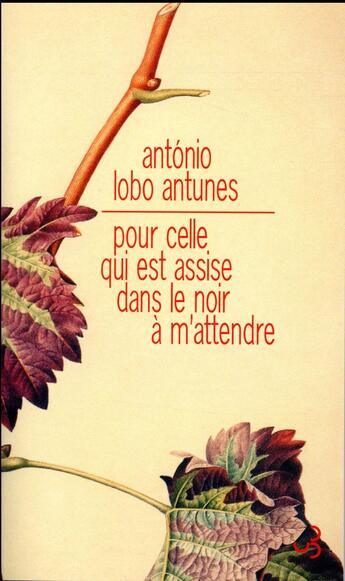 Couverture du livre « Pour celle qui est assise dans le noir à m'attendre » de Antonio Lobo Antunes aux éditions Christian Bourgois