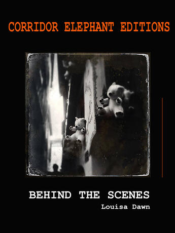 Couverture du livre « Behind the scenes » de Louisa Dawn aux éditions Corridor Elephant