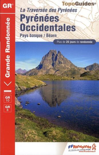 Couverture du livre « Pyrénées occidentales ; 64 - GR - 1086 (édition 2011) » de  aux éditions Ffrp