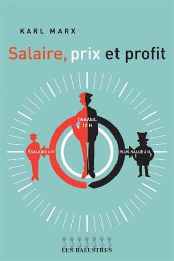 Couverture du livre « Salaire, prix et profit » de Karl Marx aux éditions Les Balustres