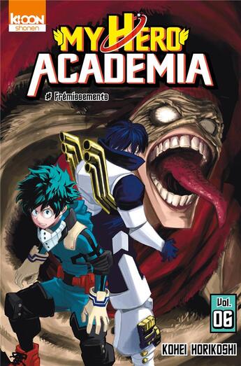 Couverture du livre « My hero Academia Tome 6 : frémissements » de Kohei Horikoshi aux éditions Ki-oon