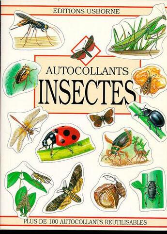 Couverture du livre « Autocollants insectes » de Bladon Rachel aux éditions Usborne