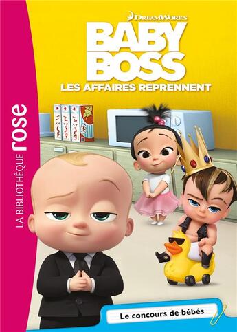 Couverture du livre « Baby Boss t.3 : le concours de bébés » de  aux éditions Hachette Jeunesse