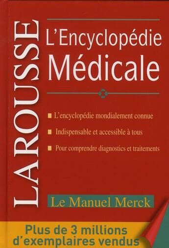 Couverture du livre « L'encyclopédie médicale Larousse Merck » de  aux éditions Larousse