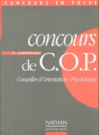 Couverture du livre « Concours De Cop » de Andreani aux éditions Nathan