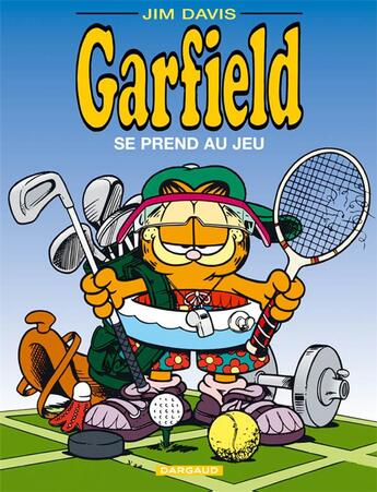 Couverture du livre « Garfield t.24 : Garfield se prend au jeu » de Jim Davis aux éditions Dargaud