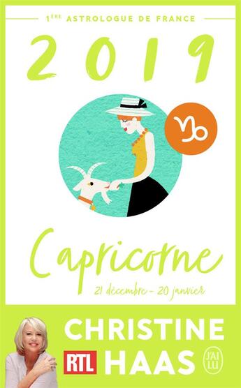 Couverture du livre « Capricorne ; 21 décembre/20 janvier (édition 2019) » de Christine Haas aux éditions J'ai Lu