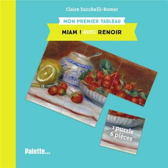 Couverture du livre « Dans l'univers de Renoir ! » de Claire Zucchelli-Romer aux éditions Palette