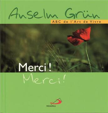 Couverture du livre « Merci ! » de Anselm Grun aux éditions Mediaspaul