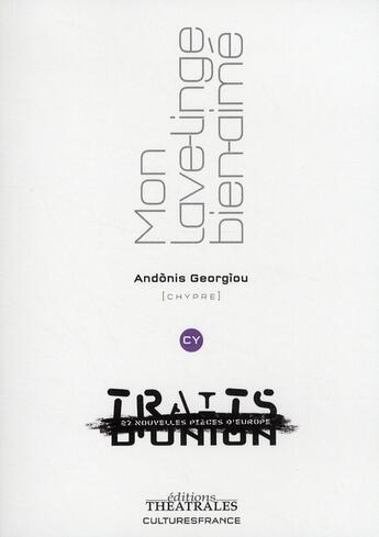 Couverture du livre « Mon lave-linge bien-aimé » de Andonis Gergiou aux éditions Theatrales