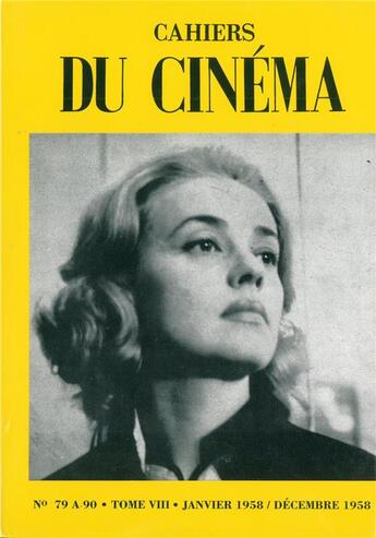 Couverture du livre « Cahiers du cinema t8 » de  aux éditions Cahiers Du Cinema