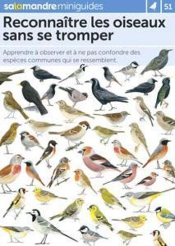 Couverture du livre « Reconnaître les oiseaux sans se tromper » de  aux éditions Salamandre