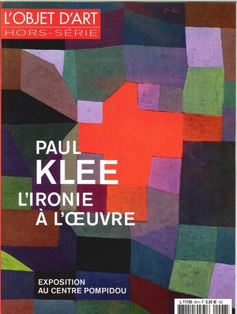 Couverture du livre « L'objet d'art hs n 98 paul klee avril 2016 » de  aux éditions L'objet D'art