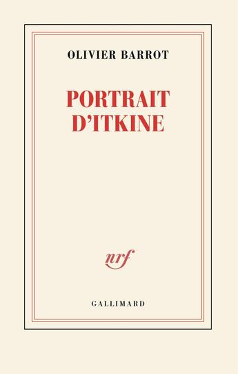 Couverture du livre « Portrait d'Itkine » de Olivier Barrot aux éditions Gallimard