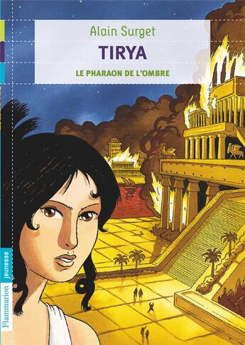 Couverture du livre « Tyria Tome 2 ; le pharaon de l'ombre » de Alain Surget aux éditions Pere Castor