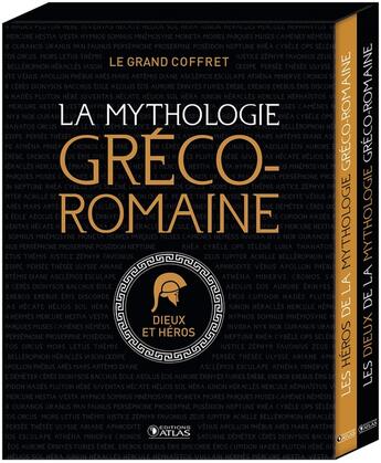 Couverture du livre « Le grand coffret de la mythologie greco-romaine ; dieux et héros » de  aux éditions Glenat