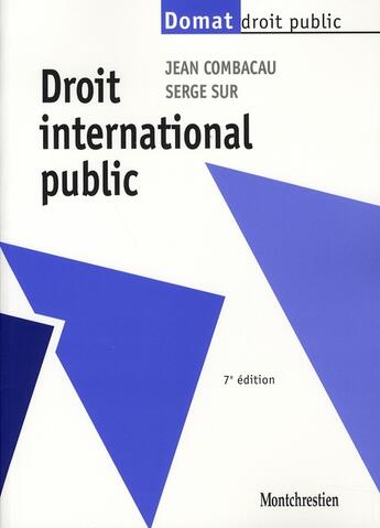 Couverture du livre « Droit international privé (7e édition) » de Combacau/Sur aux éditions Lgdj