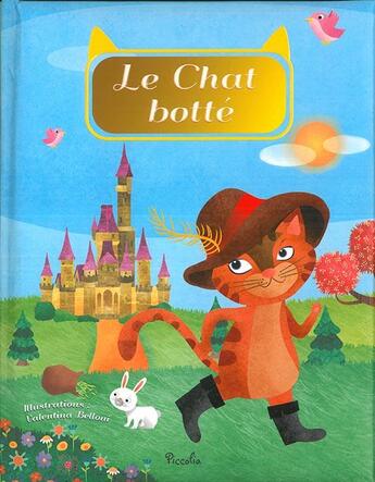 Couverture du livre « Le chat botté » de Valentina Belloni aux éditions Piccolia