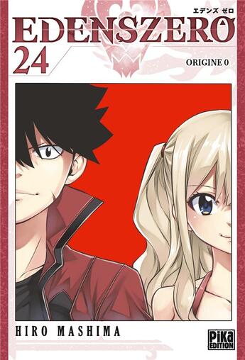 Couverture du livre « Edens zero Tome 24 » de Hiro Mashima aux éditions Pika