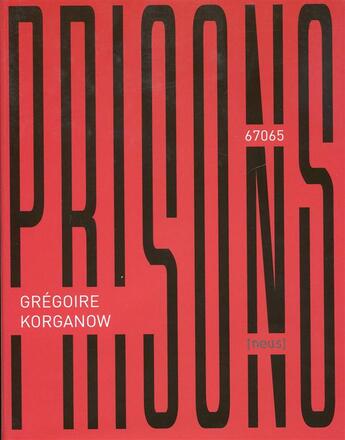 Couverture du livre « 67065 » de Gregoire Korganow aux éditions Neus