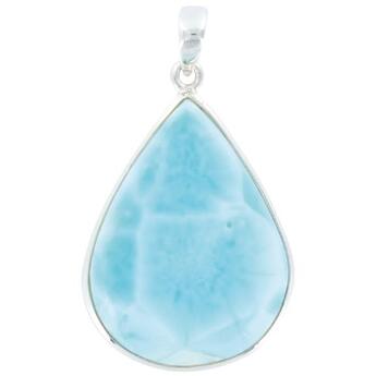 Couverture du livre « Pendentif avec carte larimar argent - tranche 2 a 2,5 cm » de  aux éditions Dg-exodif