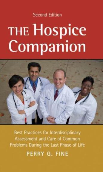 Couverture du livre « The Hospice Companion » de Fine Perry G aux éditions Oxford University Press Usa