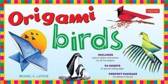 Couverture du livre « Origami birds kit » de Lafosse aux éditions Tuttle