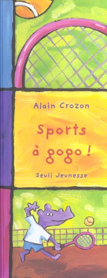 Couverture du livre « Sport a gogo - qui suis-je ? » de Alain Crozon aux éditions Seuil Jeunesse