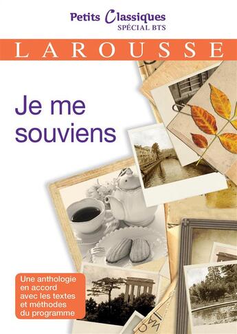 Couverture du livre « Je me souviens » de  aux éditions Larousse