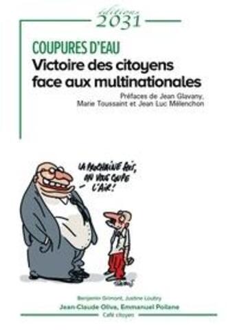 Couverture du livre « Coupures d'eau - victoire des citoyens face aux multinationales » de Poilane/Oliva aux éditions Editions 2031