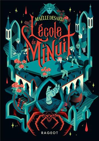 Couverture du livre « L'école de minuit Tome 1 » de Maelle Desard aux éditions Rageot