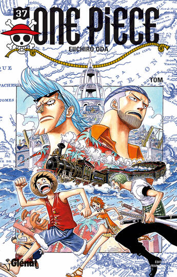 Couverture du livre « One Piece Tome 37 : Tom » de Eiichiro Oda aux éditions Glenat